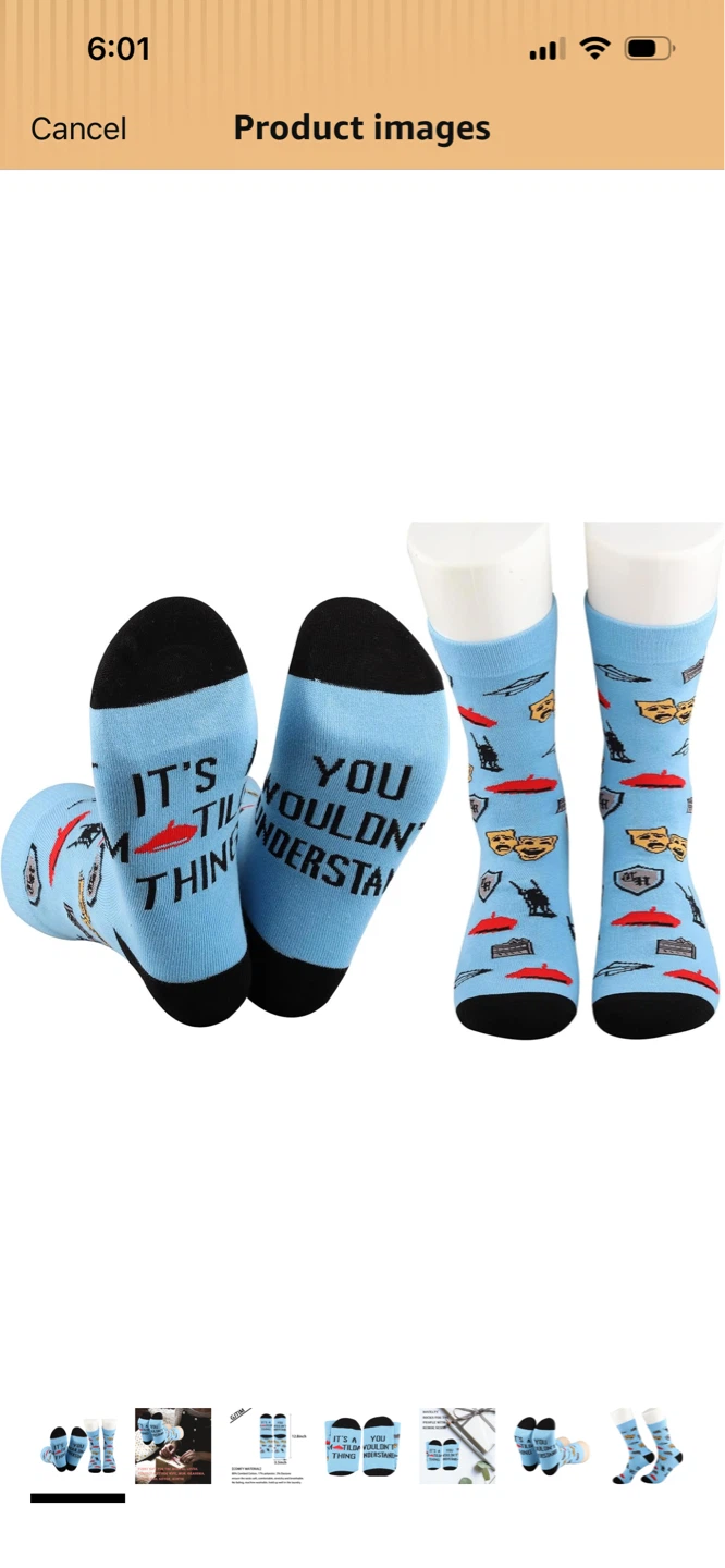 IT'S A Matilda YOU WOULDN'T UNDERSTAND Socks - photo 3