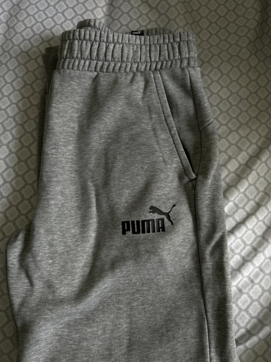 Puma Grey Sweatpants - Size S