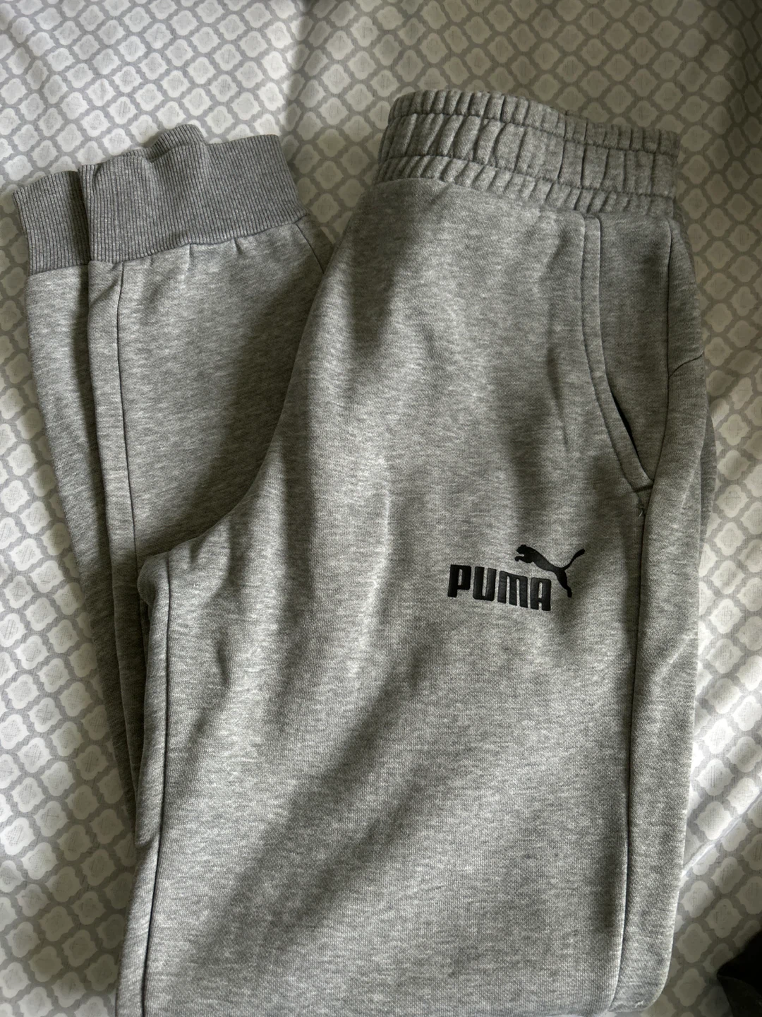 Puma Grey Sweatpants - Size S - photo 3