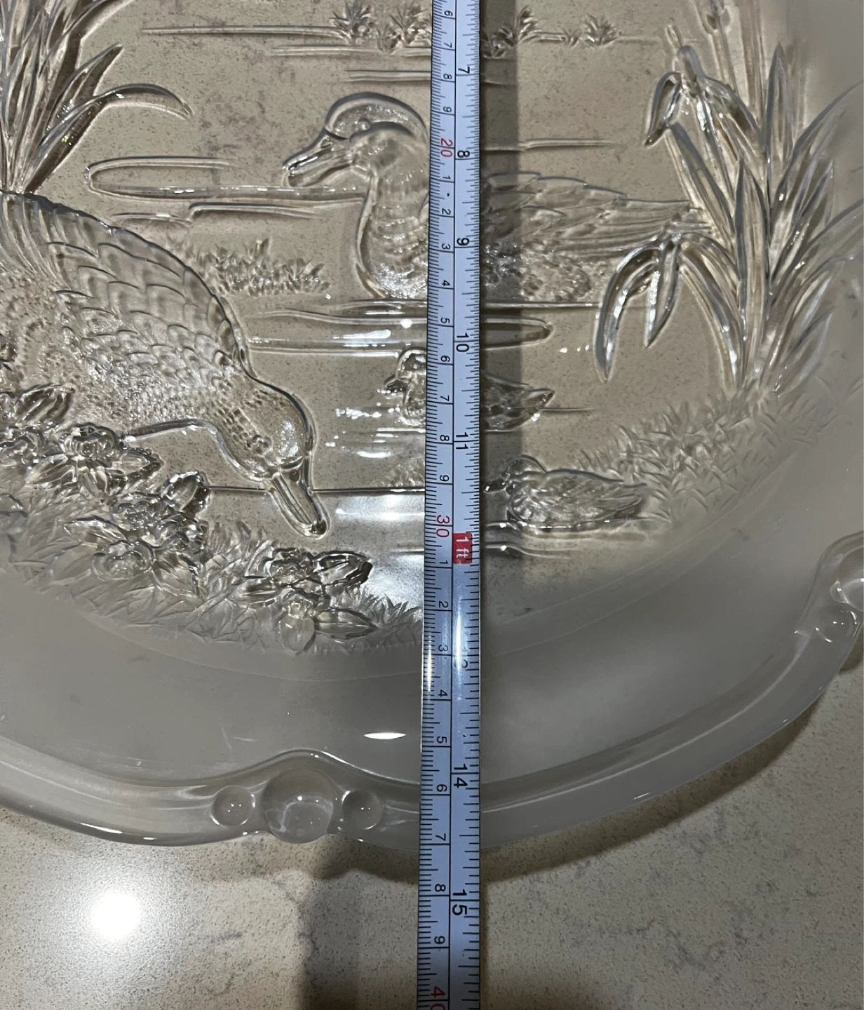 Vintage Crystal Platter - photo 3