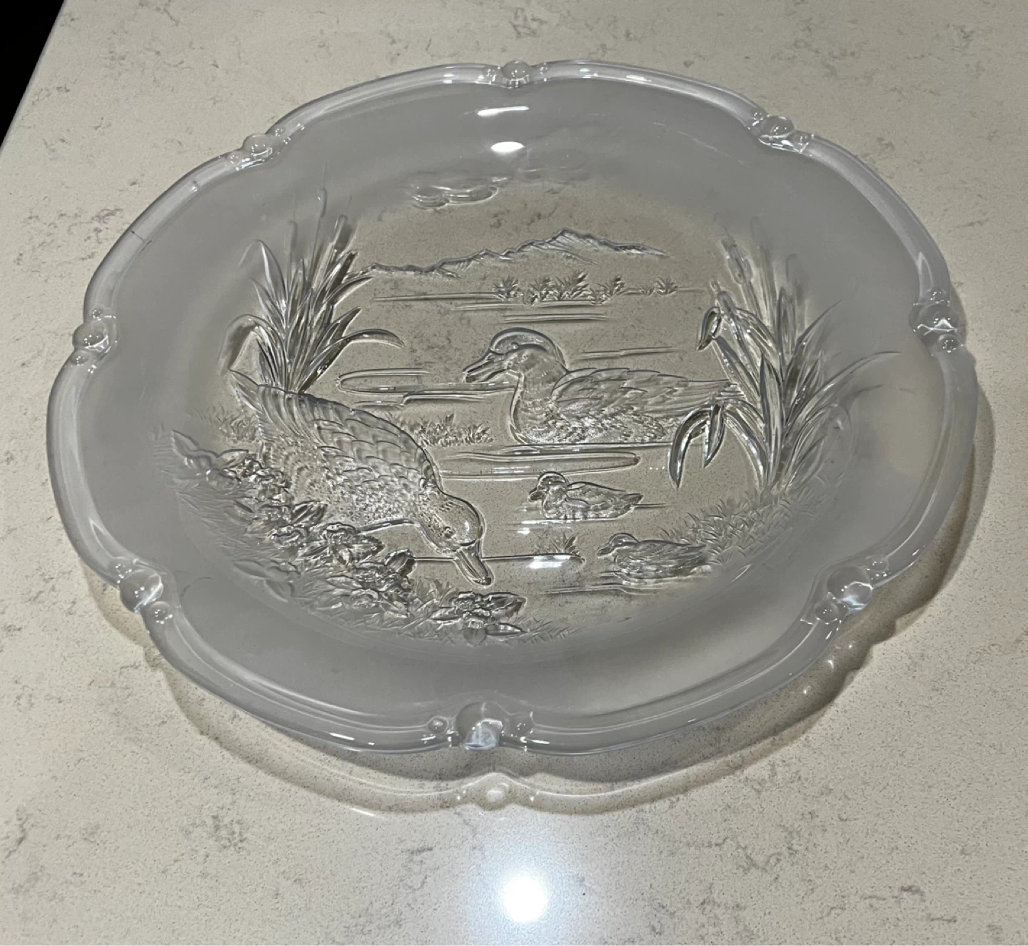 Vintage Crystal Platter - photo 2