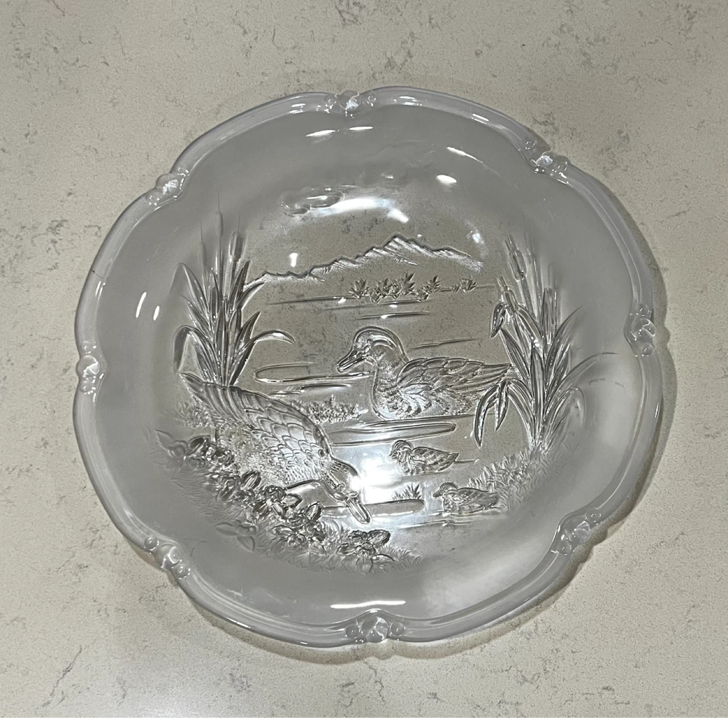 Vintage Crystal Platter
