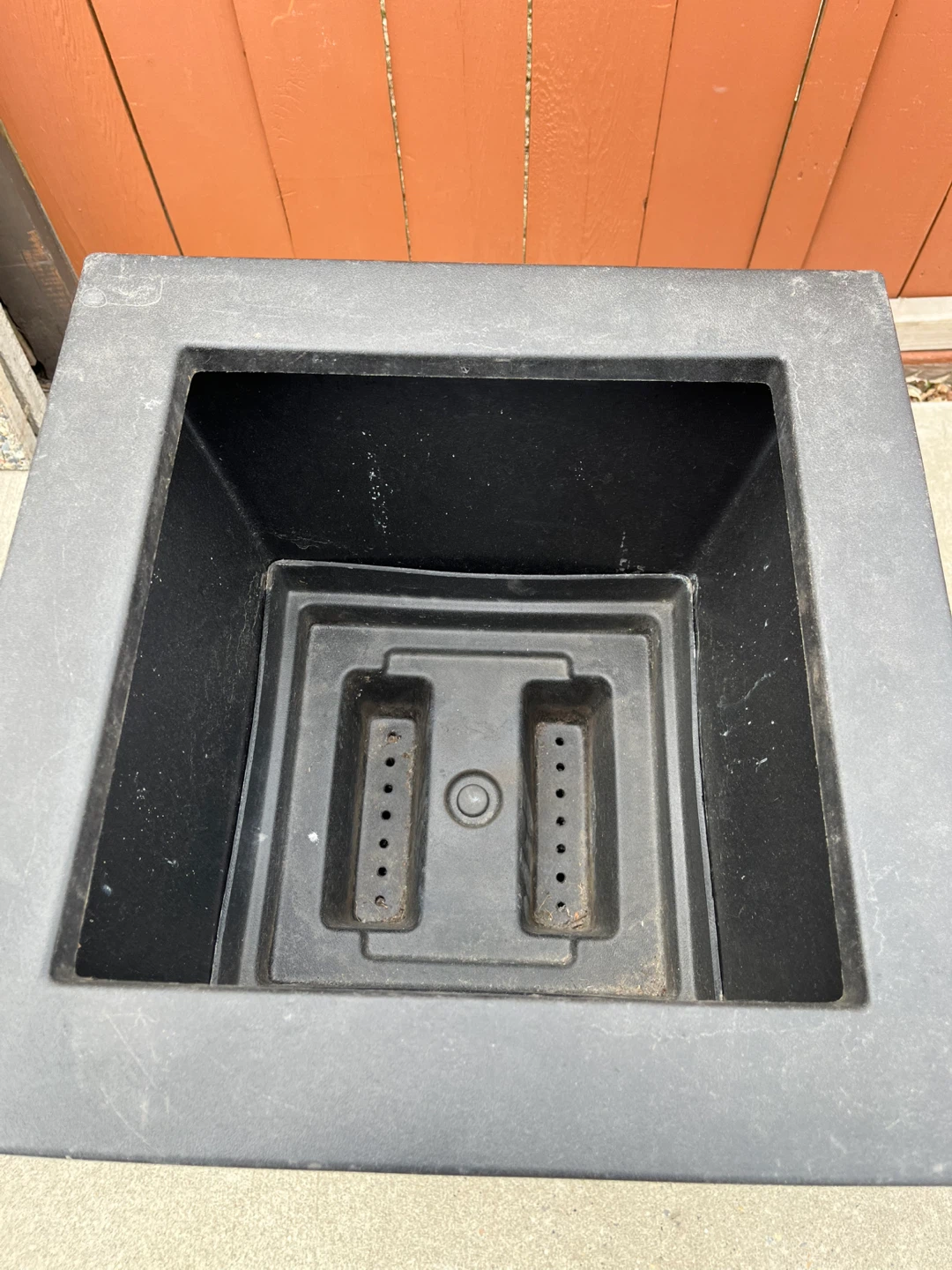 Set of 2 Black Square Planters - photo 2