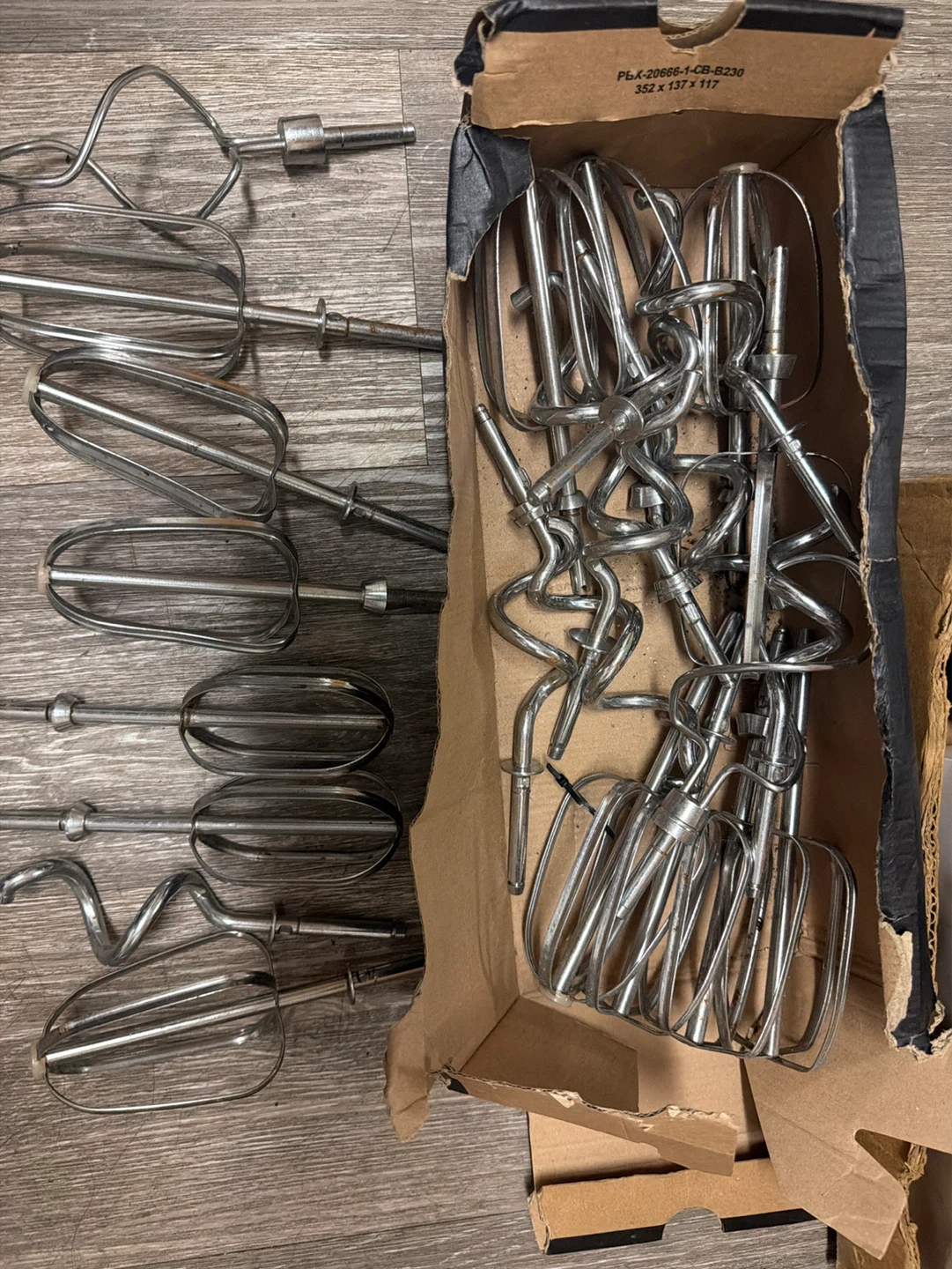 Set of 10 Hand Mixer Beater Attachments