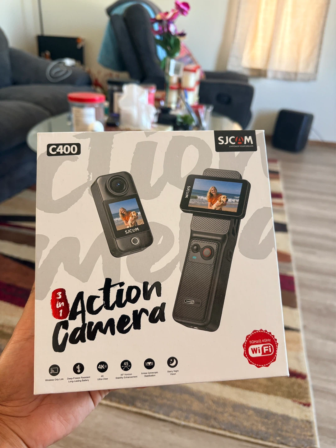 SJCAM C400 Action Camera with accessories - photo 5