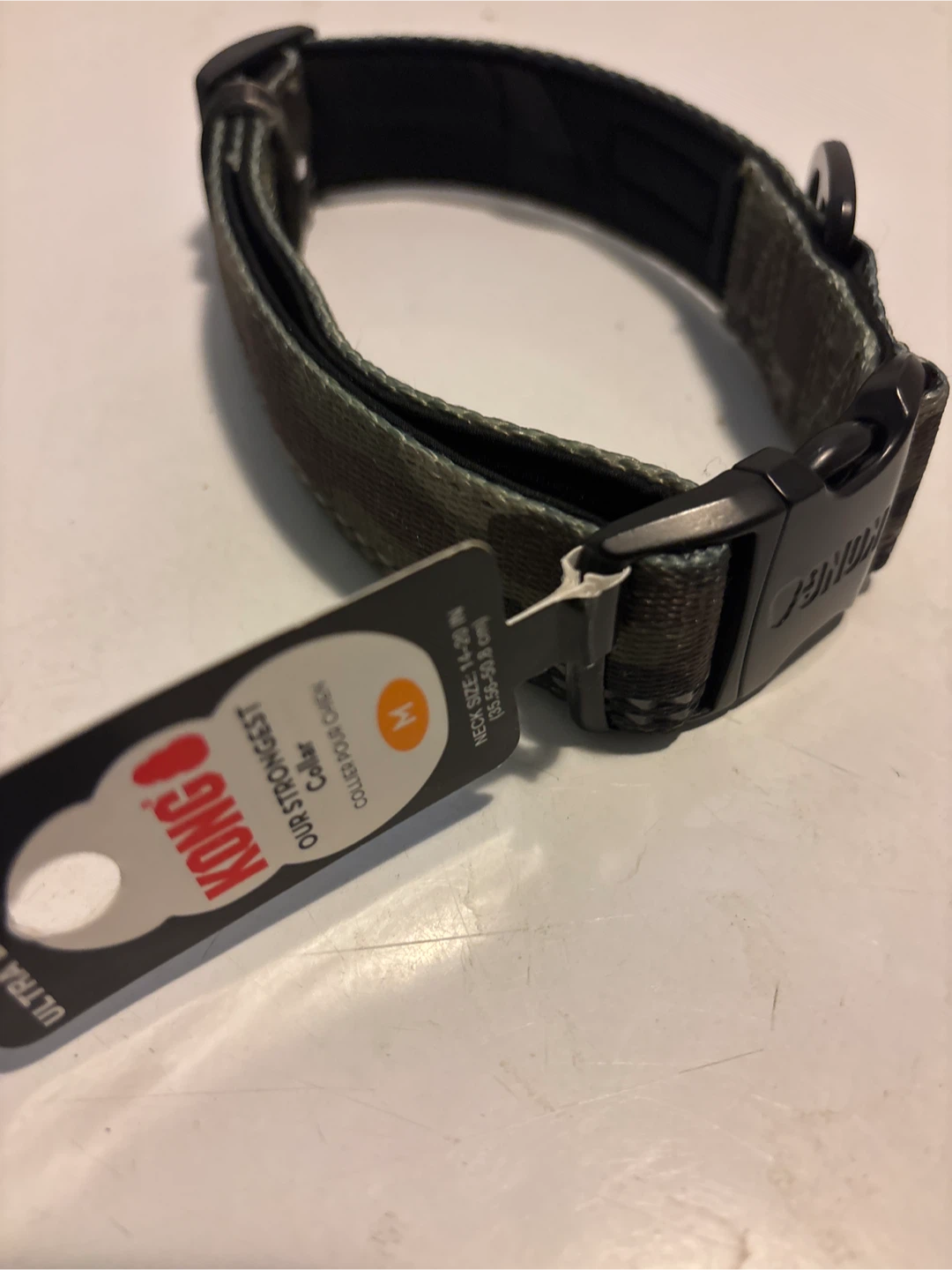 KONG Camo Dog Collar - Size M