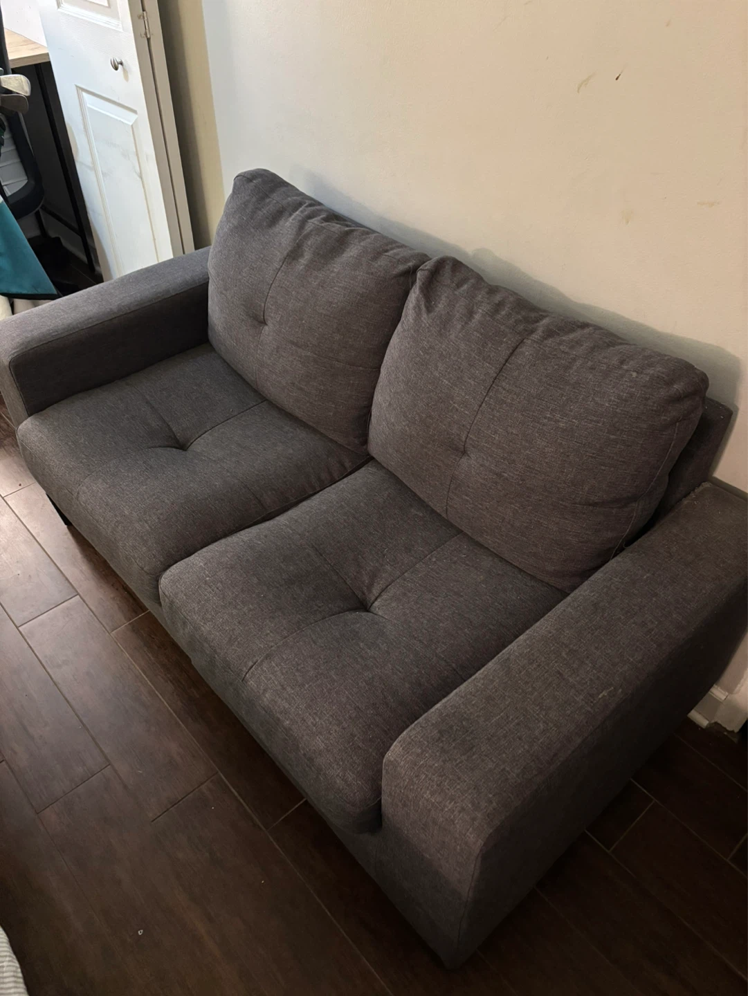 Gray Loveseat Sofa