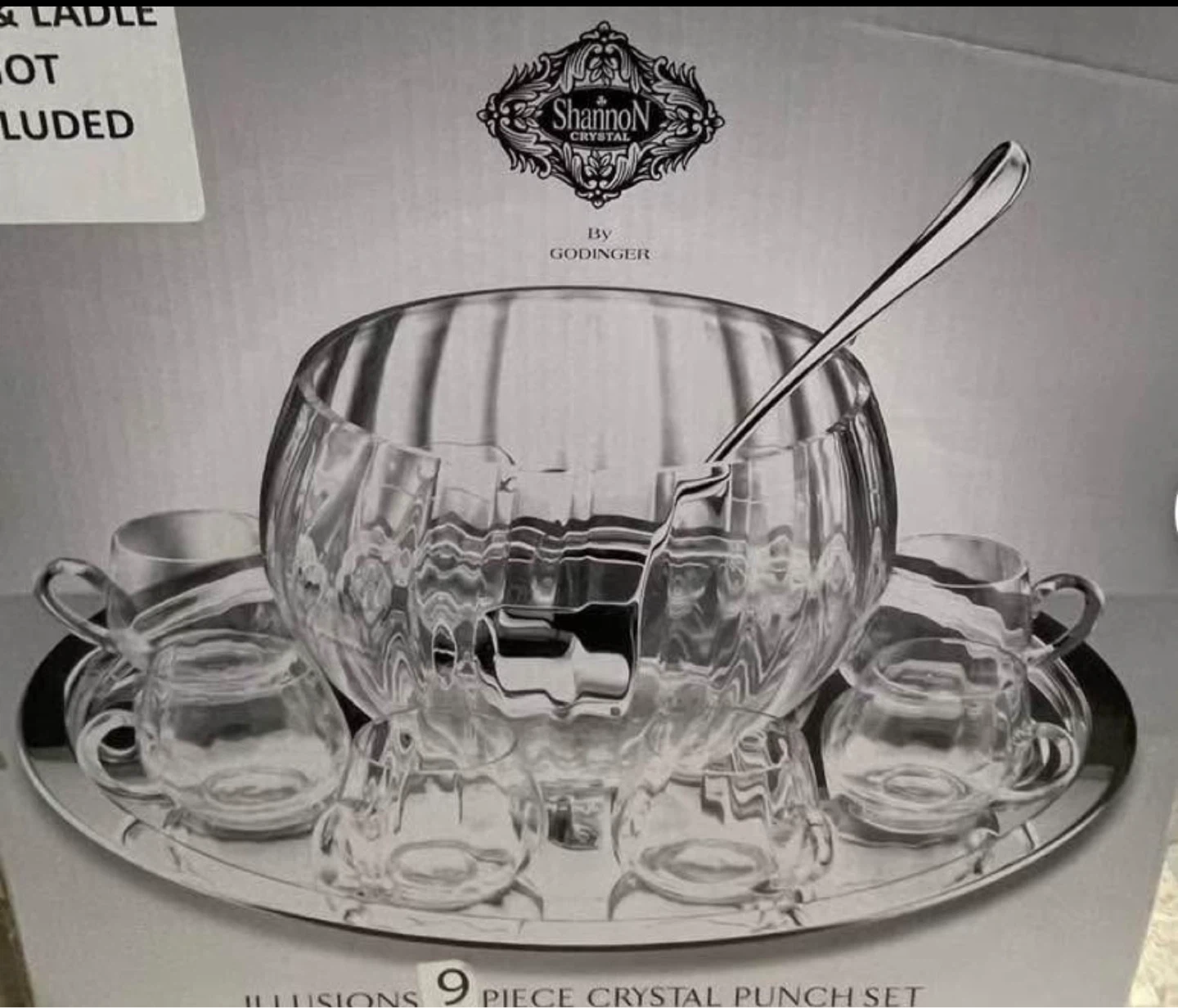Shannon Crystal 9 Piece Punch Set