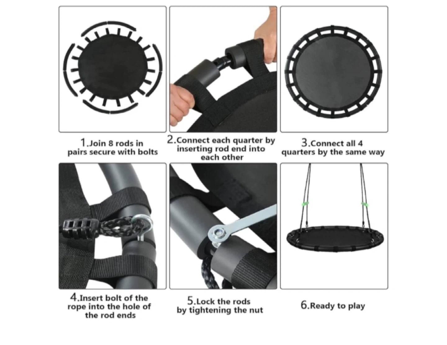 Round Trampoline Swing Mat - photo 4