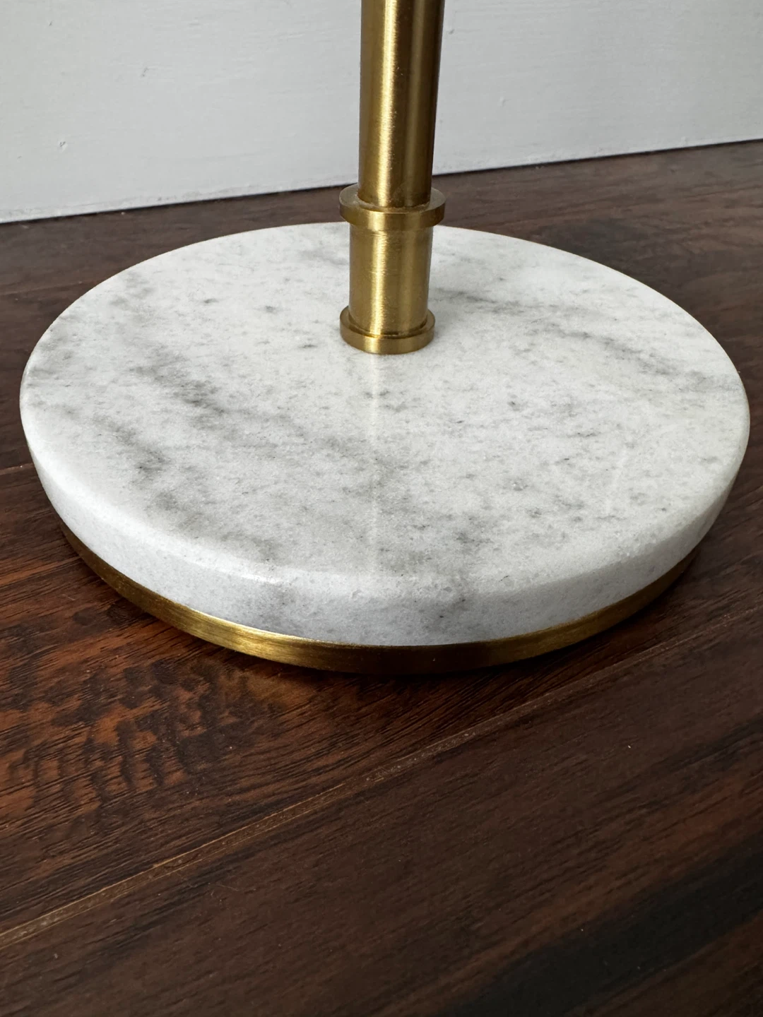 Gold Metal/Marble Toilet Paper Holder - photo 2
