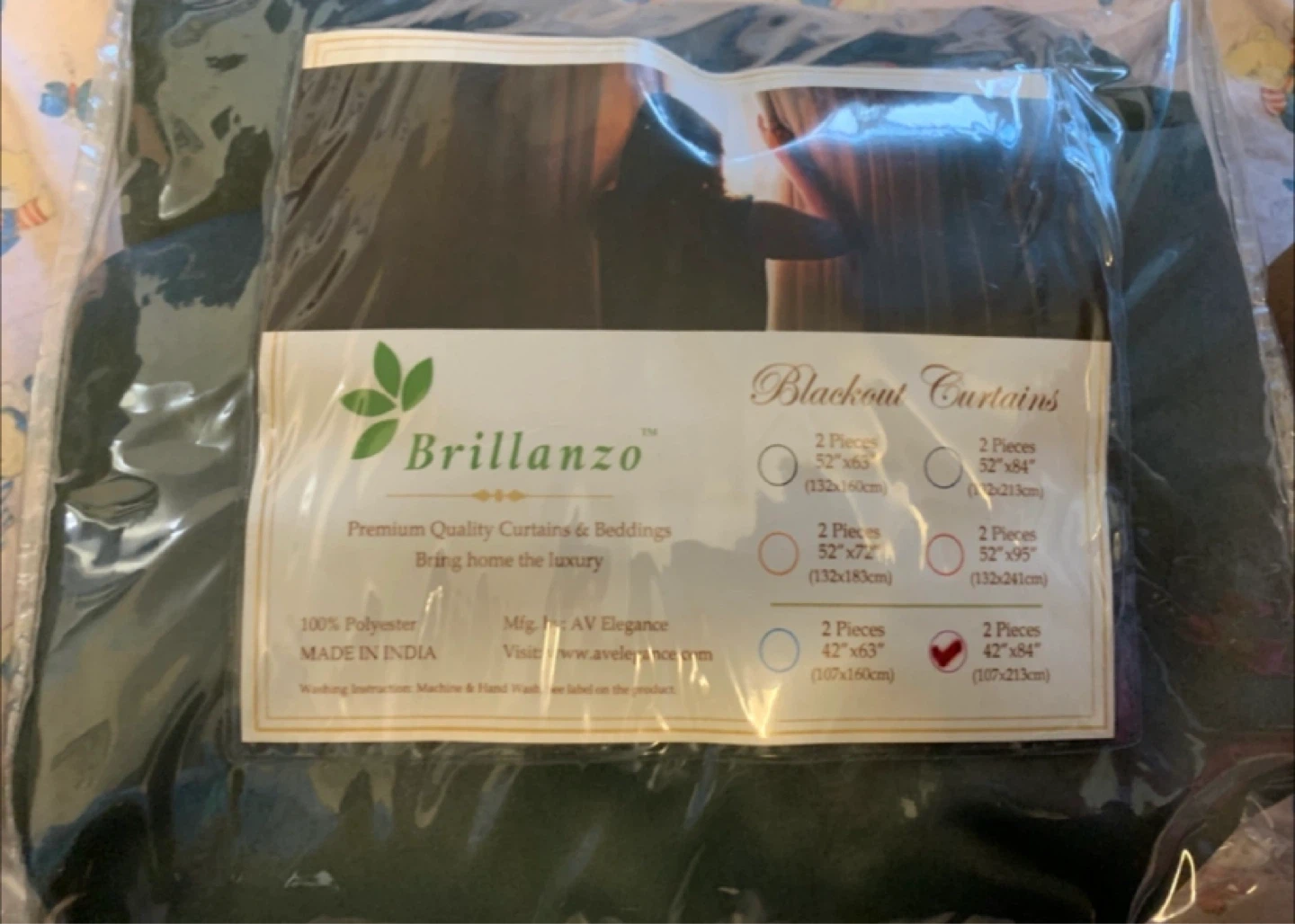 Brillanzo Blackout Curtains - 52" x 84" - photo 3