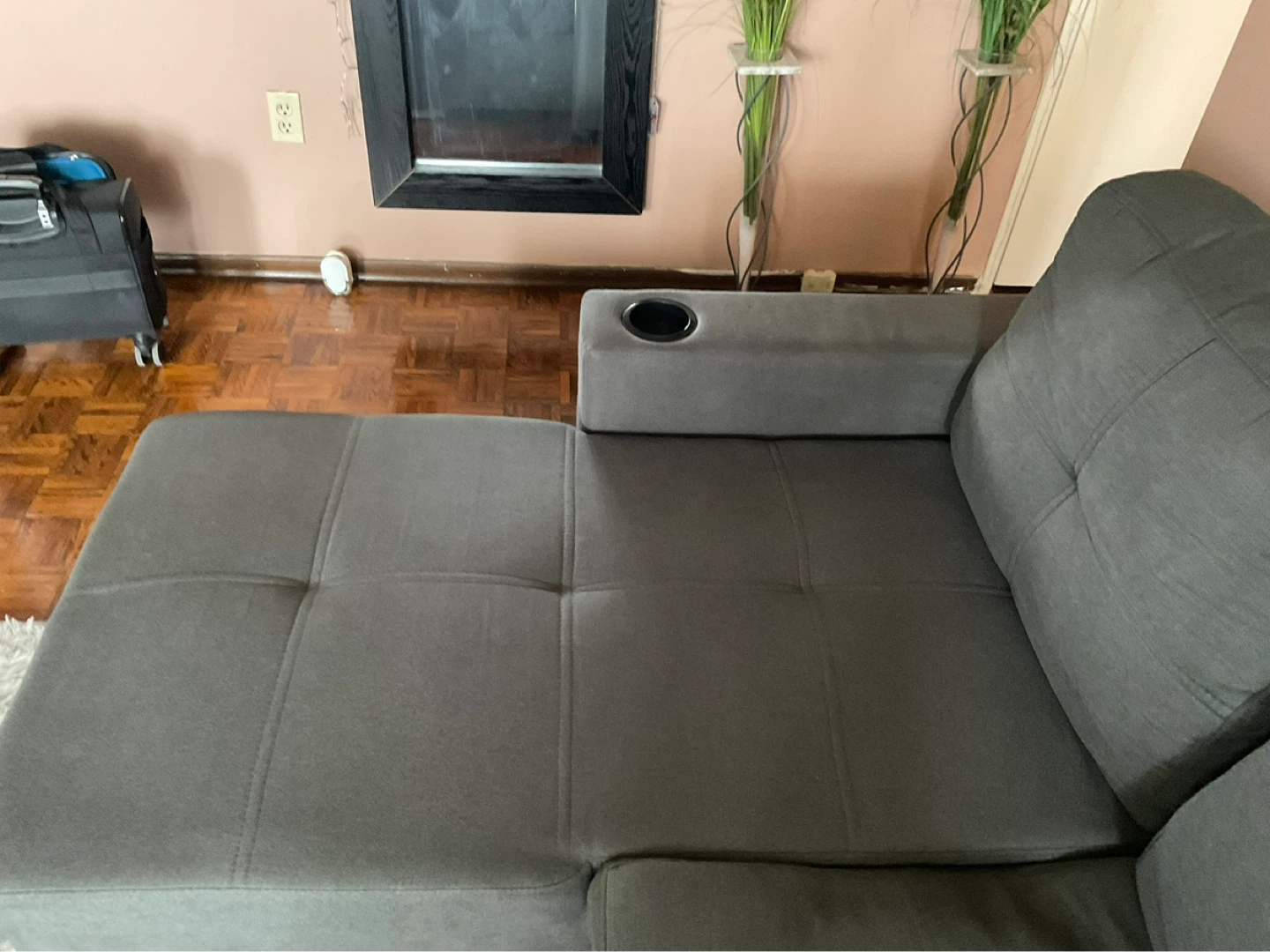 3 Seater Sectional Sofa with Pull Out Bed and Storage