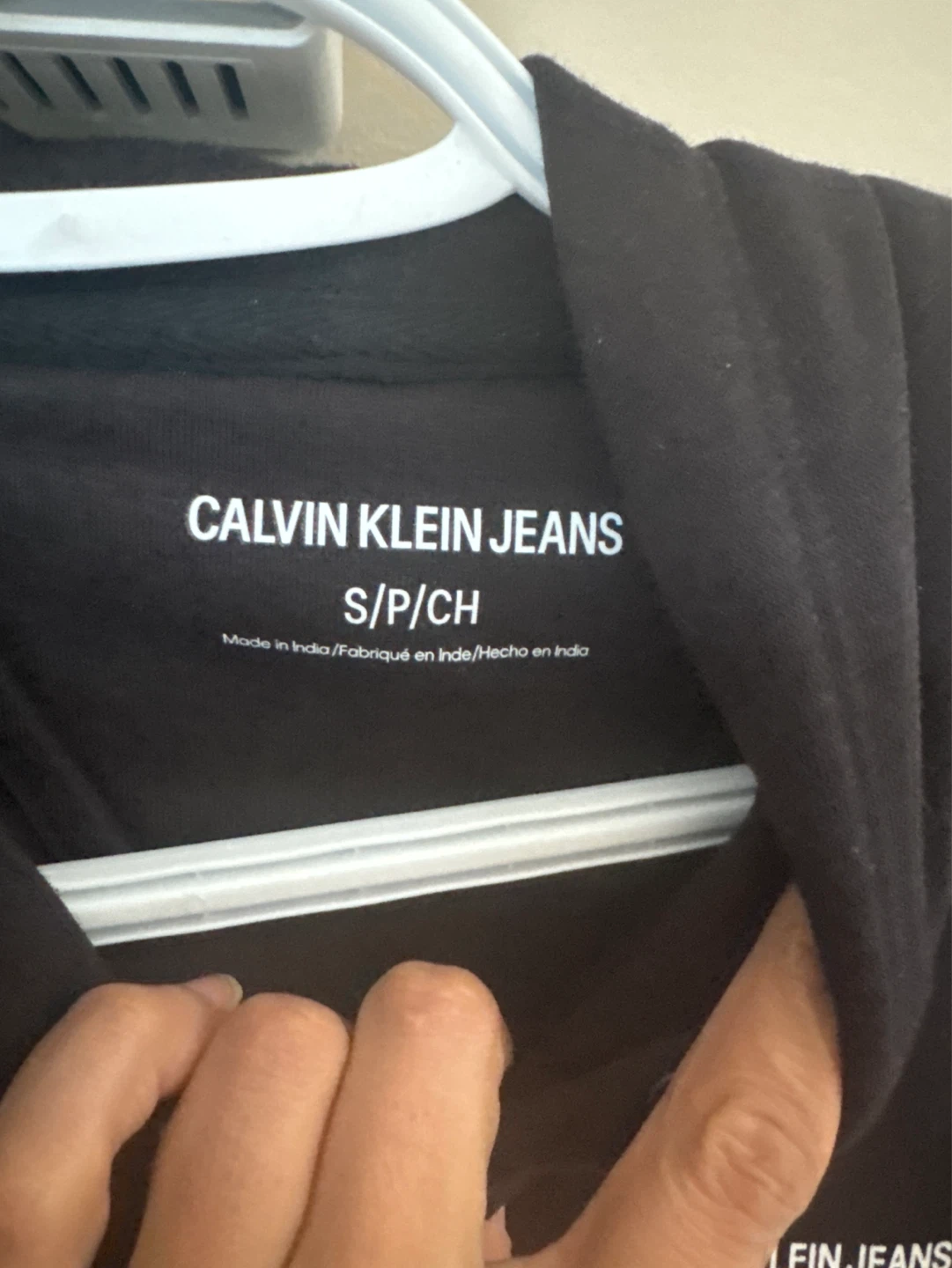 Women’s Calvin Klein Jeans Black Hoodie Size S/CH - photo 2