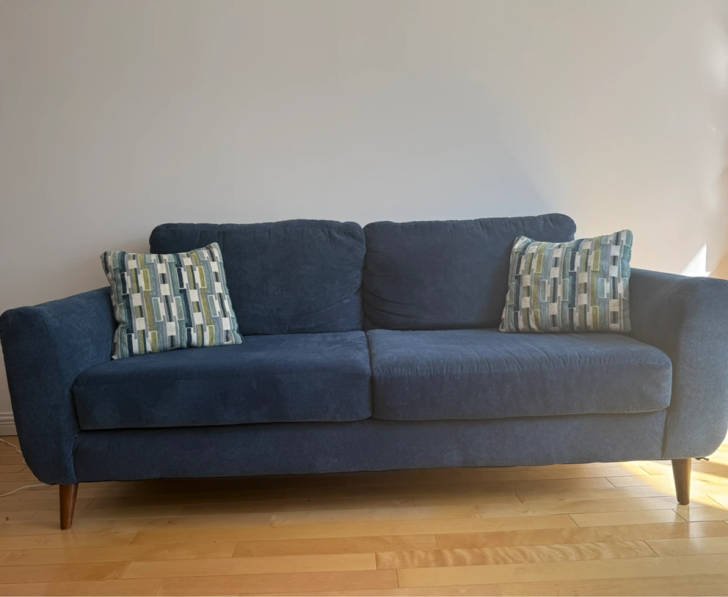 Navy Blue Raymour & Flanagan Sofa