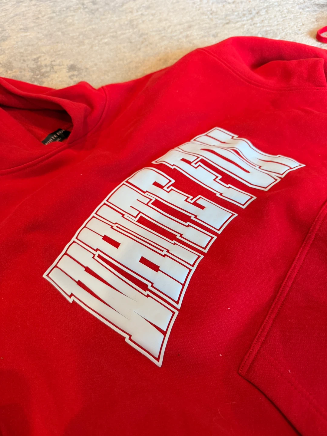 White Fox Red Hoodie and Sweatpants Set - photo 5