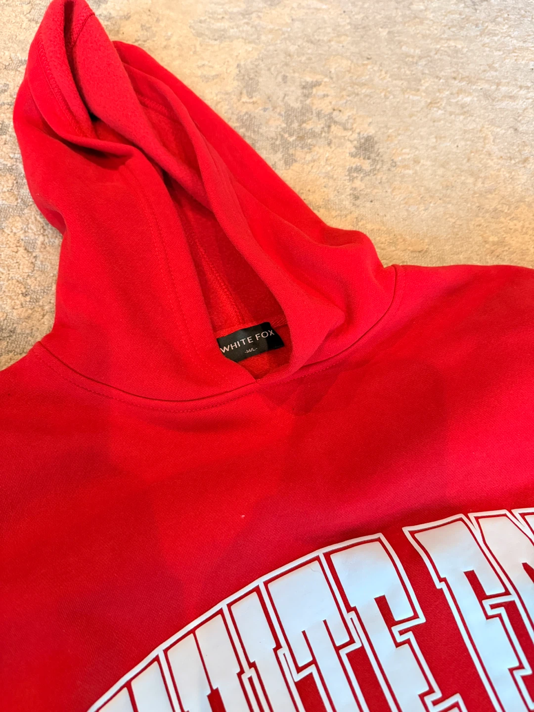 White Fox Red Hoodie and Sweatpants Set - photo 4