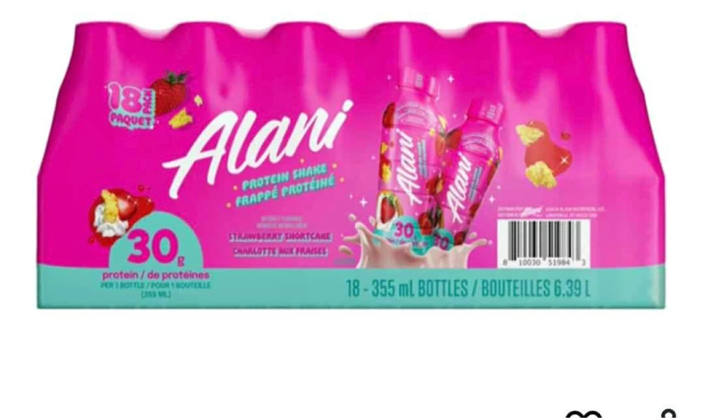 Alani Protein Shake - Strawberry Shortcake (18 x 355 mL)