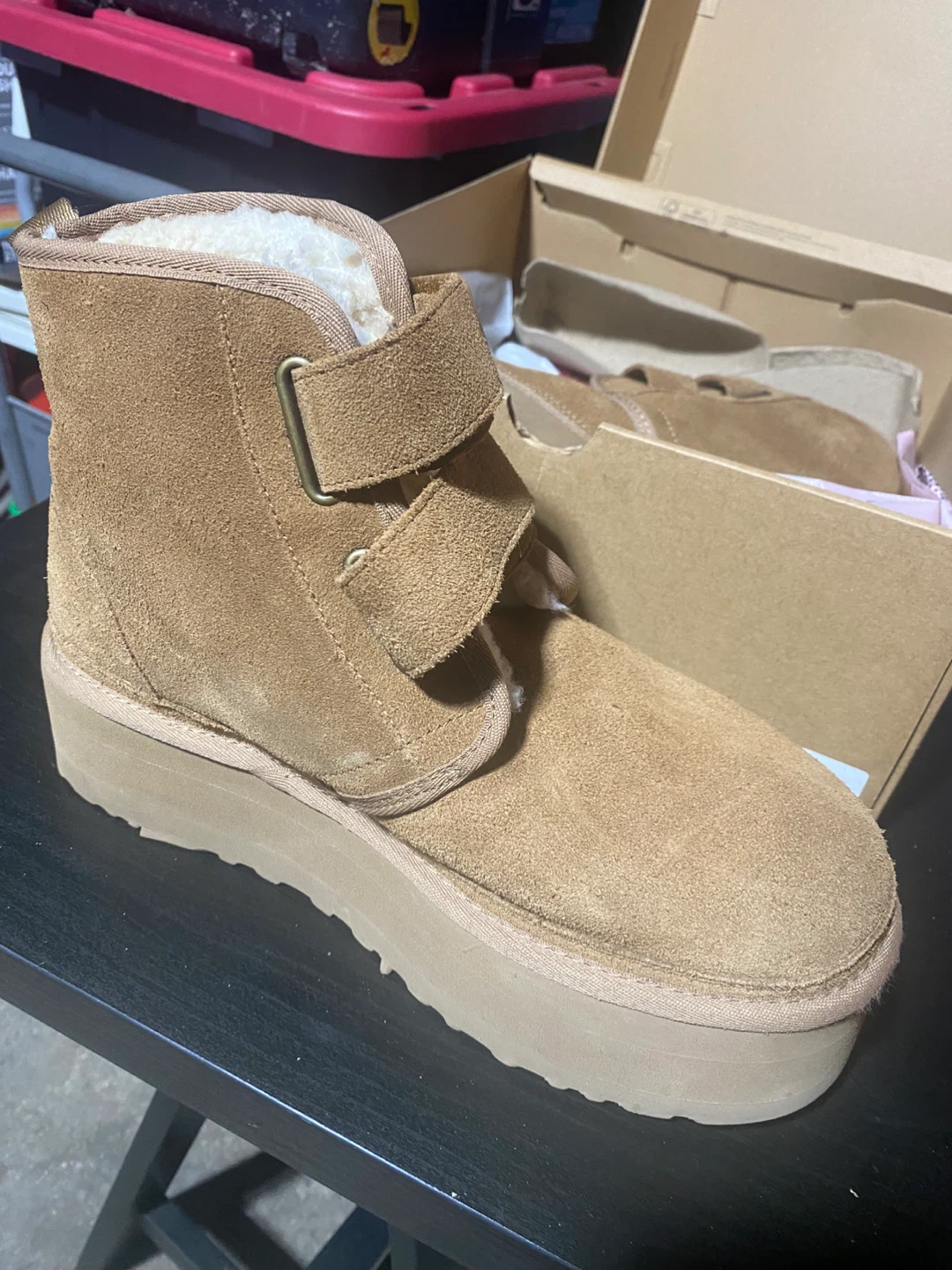UGG W Neumel Platform Boots Size 10 - photo 2