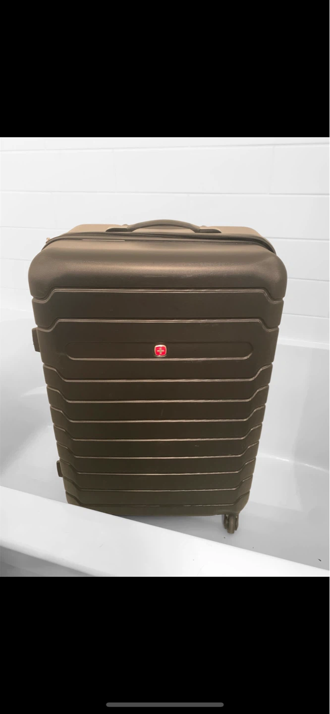 “SWISS GEAR” Hard Black Large Suitcase