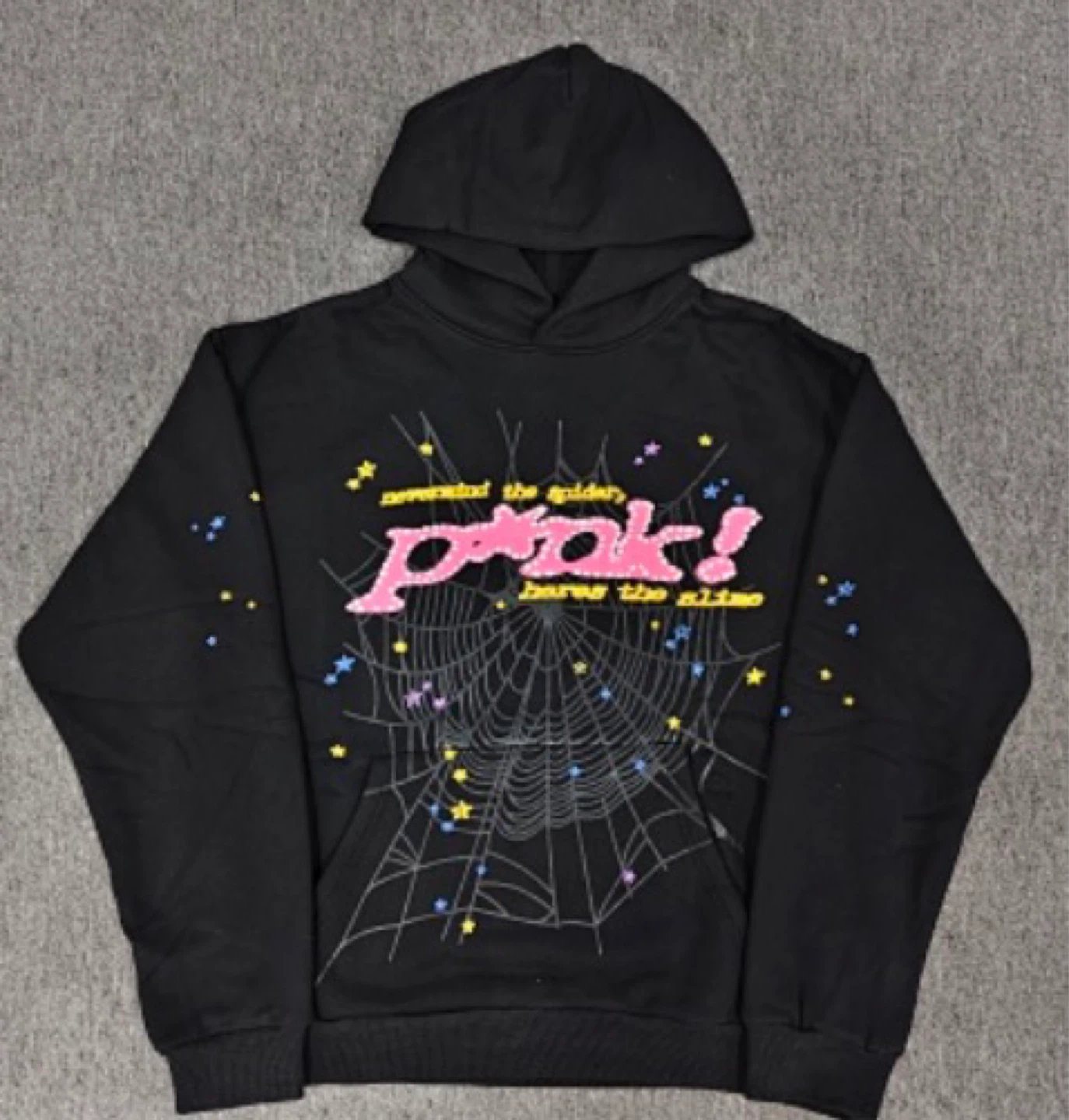Sp5der Hoodie Pink!" Hoodie S Black