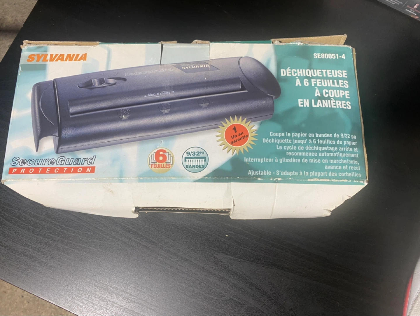 Sylvania SecureGuard 6-Sheet Shredder - photo 3