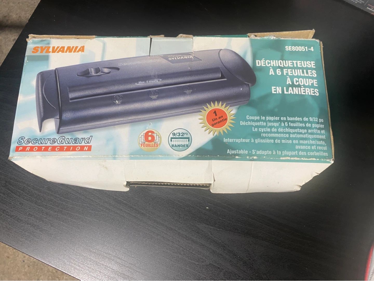 Sylvania SecureGuard 6-Sheet Shredder - photo 2