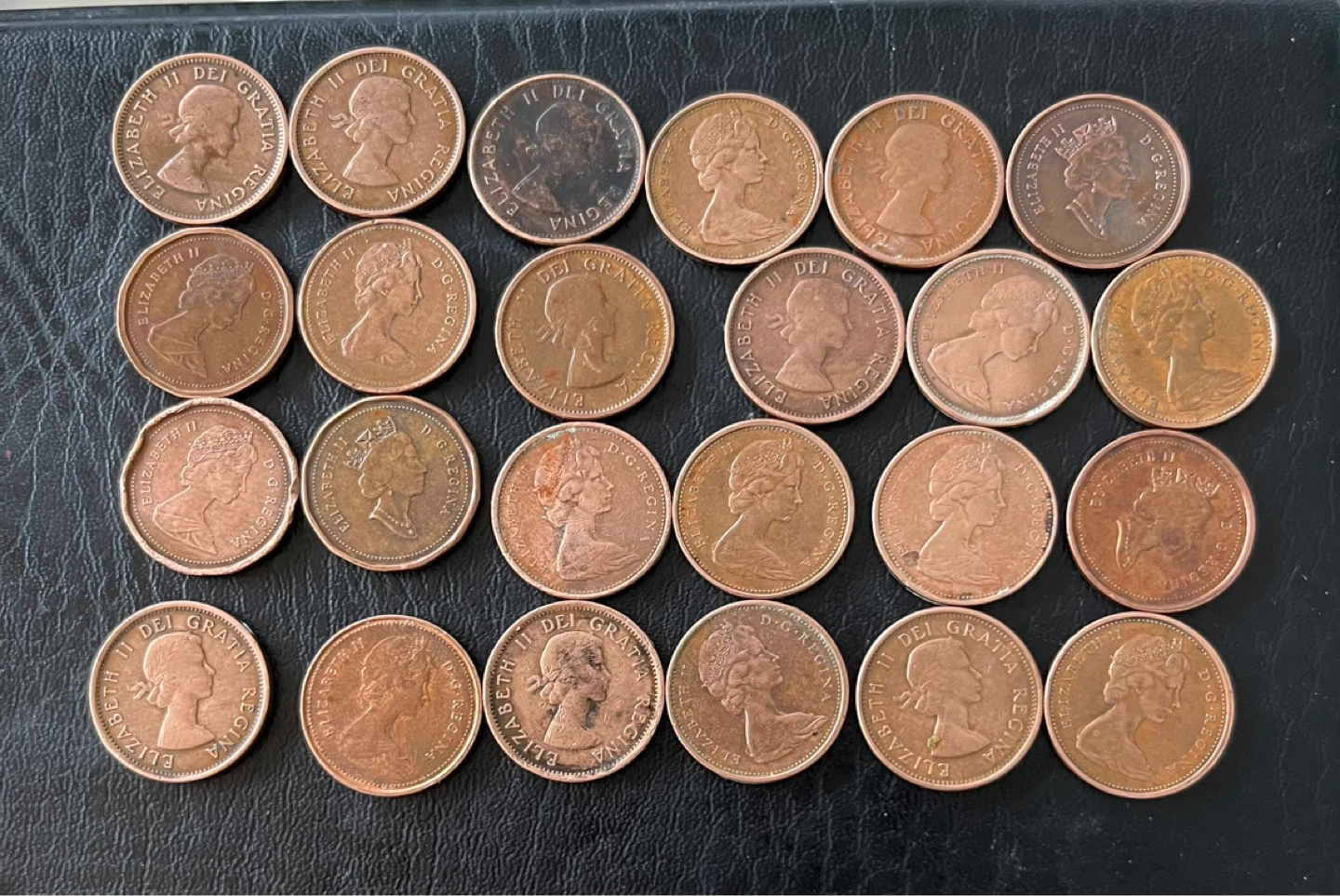 1953 onwards Collection of Canadian Pennies - photo 2