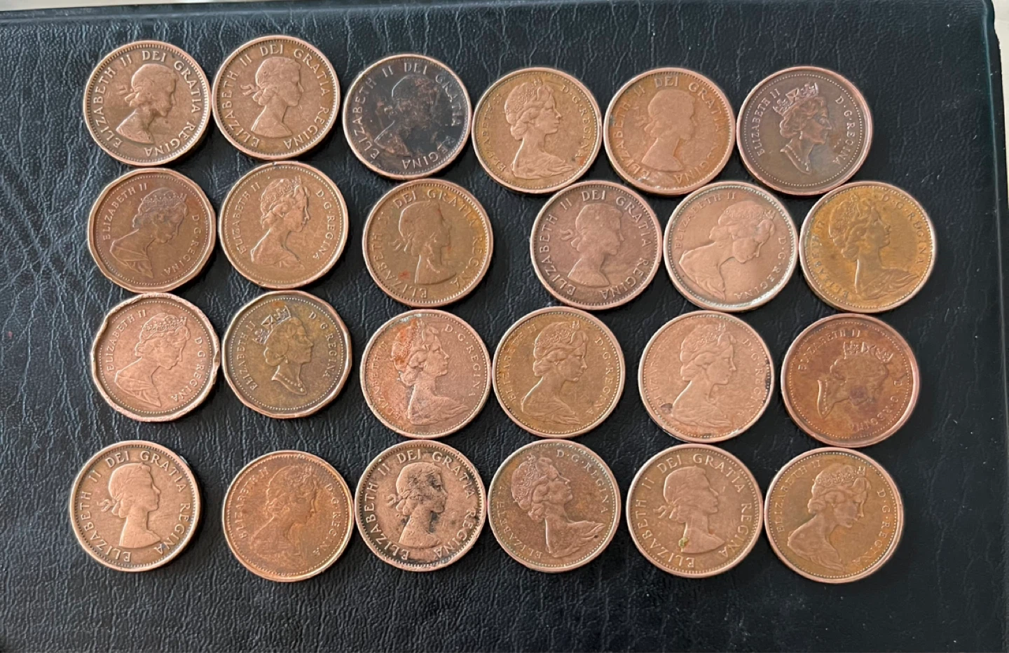 1953 onwards Collection of Canadian Pennies - photo 4
