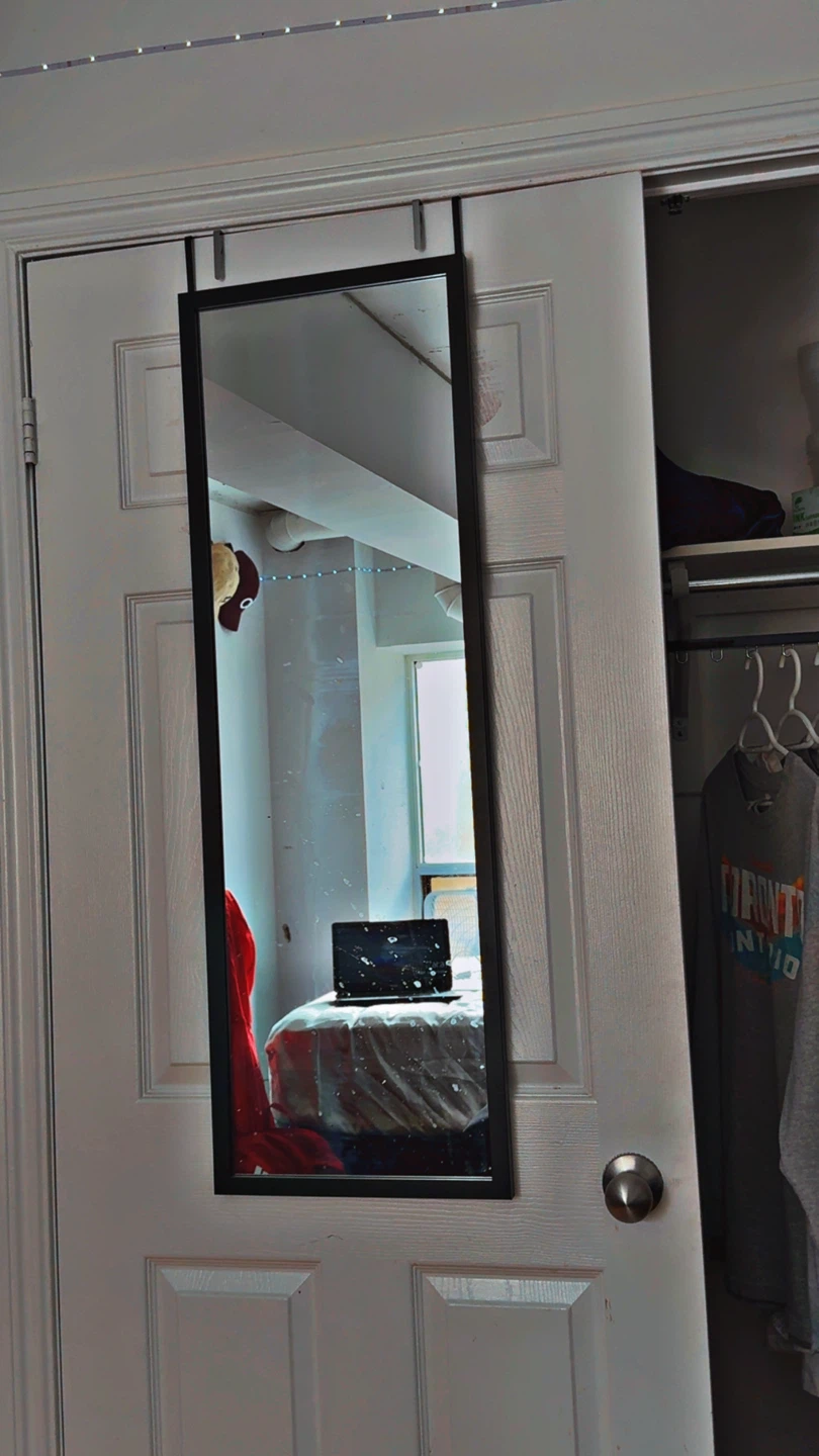 DESBING Door Mirror Full Length Black
