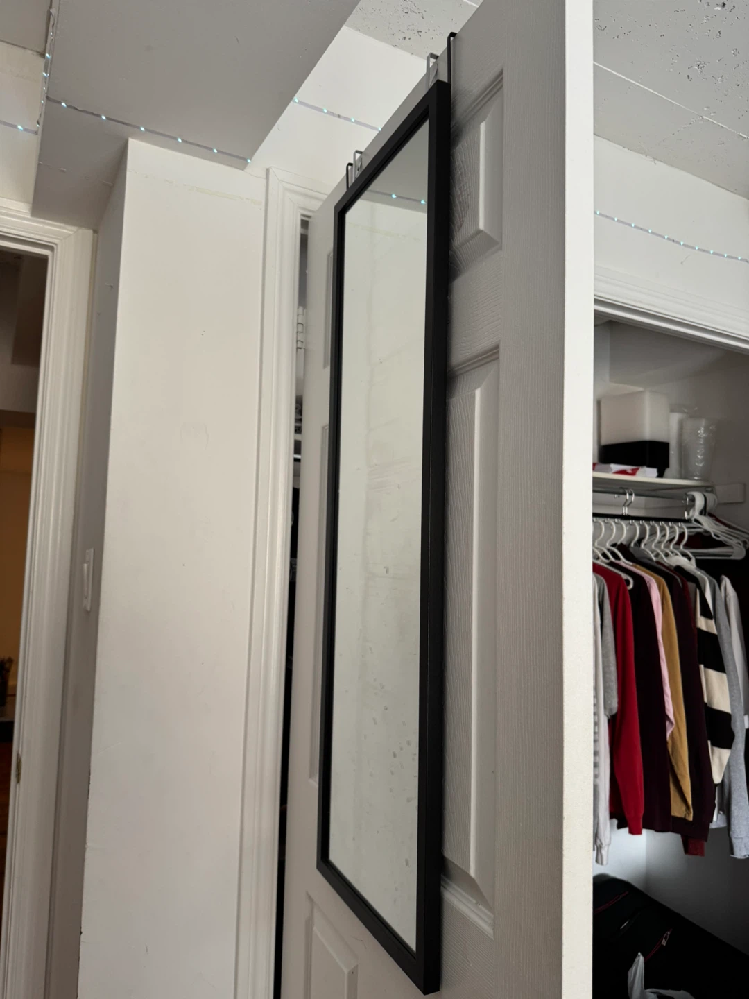 DESBING Door Mirror Full Length Black - photo 2