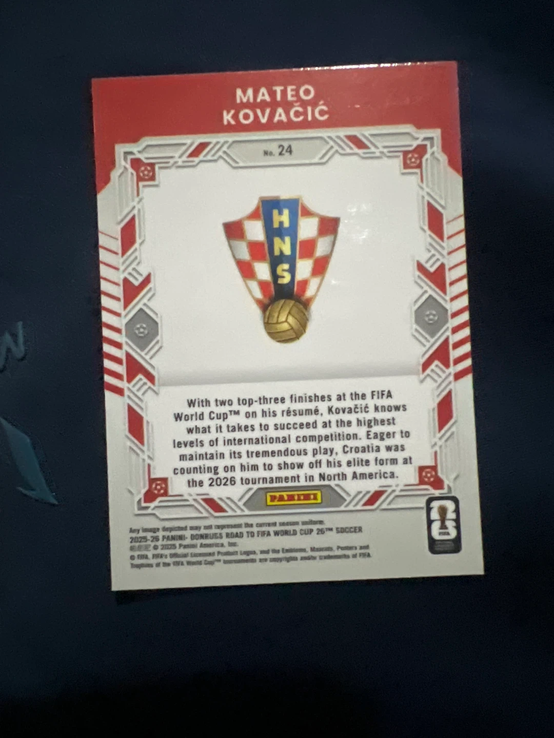 Panini 2020-21 Donruss Elite Series Mateo Kovačić Soccer Card - photo 2