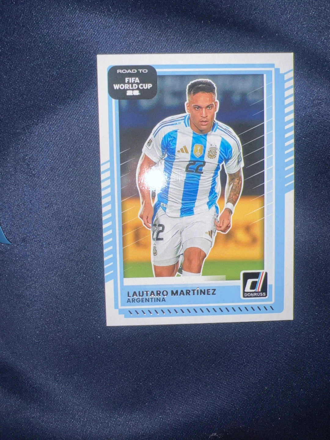 Donruss Lautaro Martinez Argentina Soccer Card