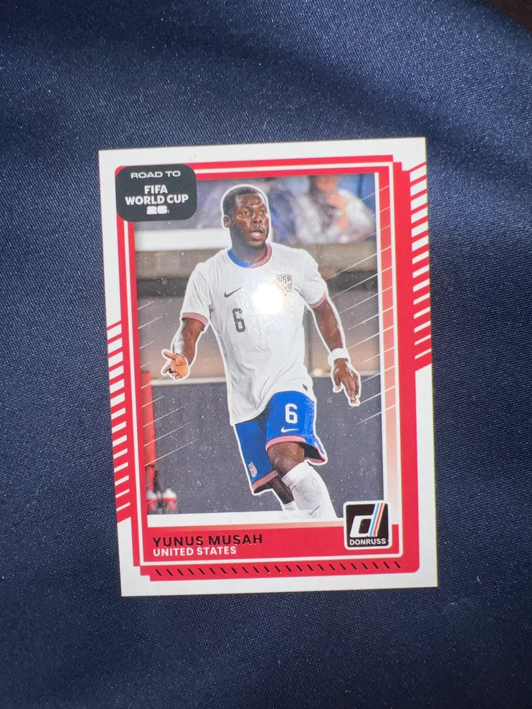 Panini Donruss Road to FIFA World Cup Yunus Musah Trading Card