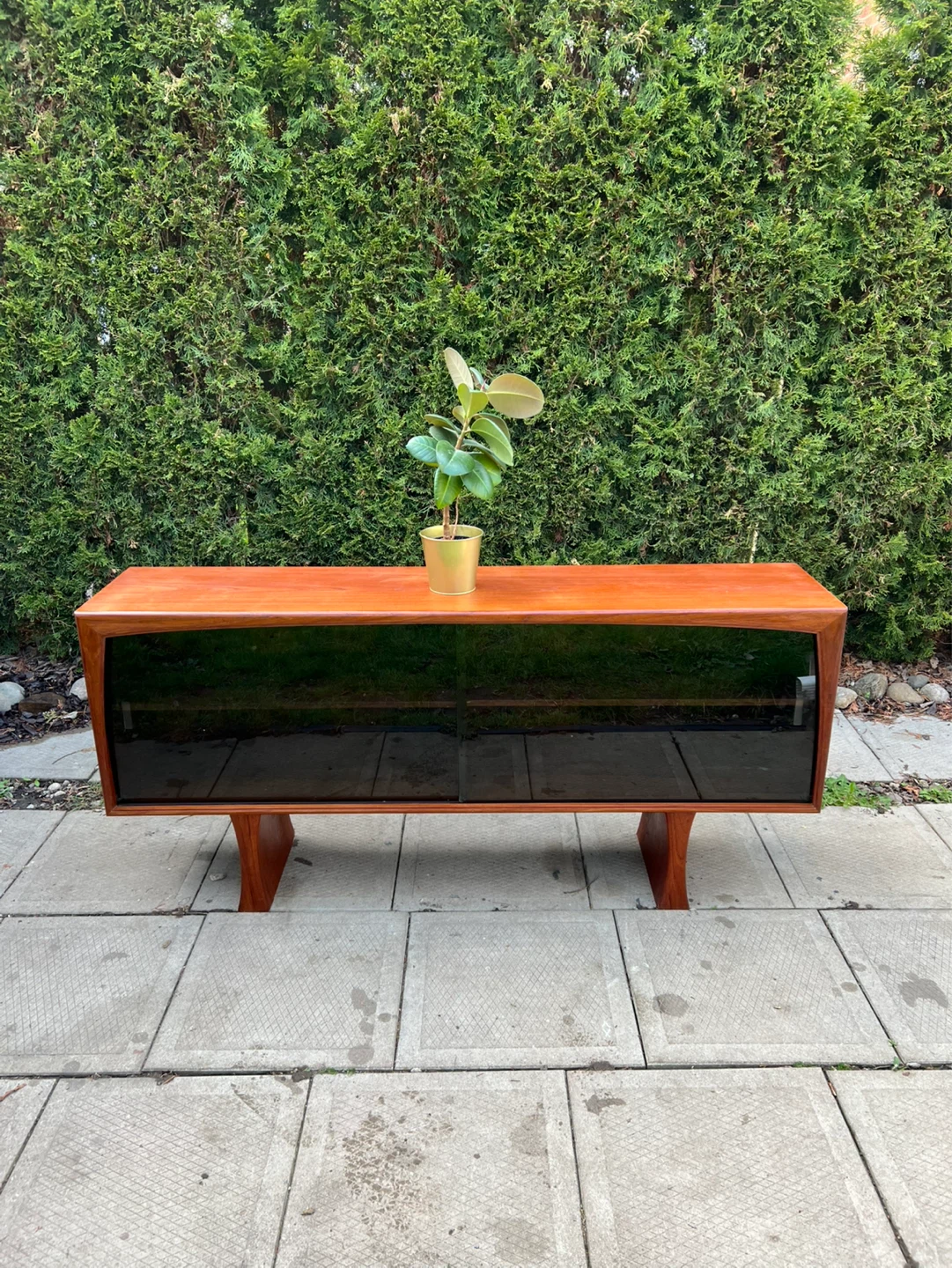 MCM Teak Display Cabinet - photo 2