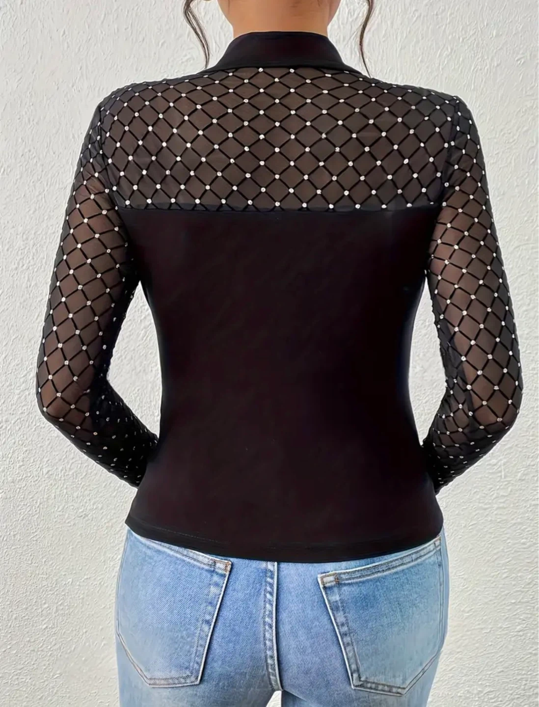 New Black Long Sleeve Top - photo 2