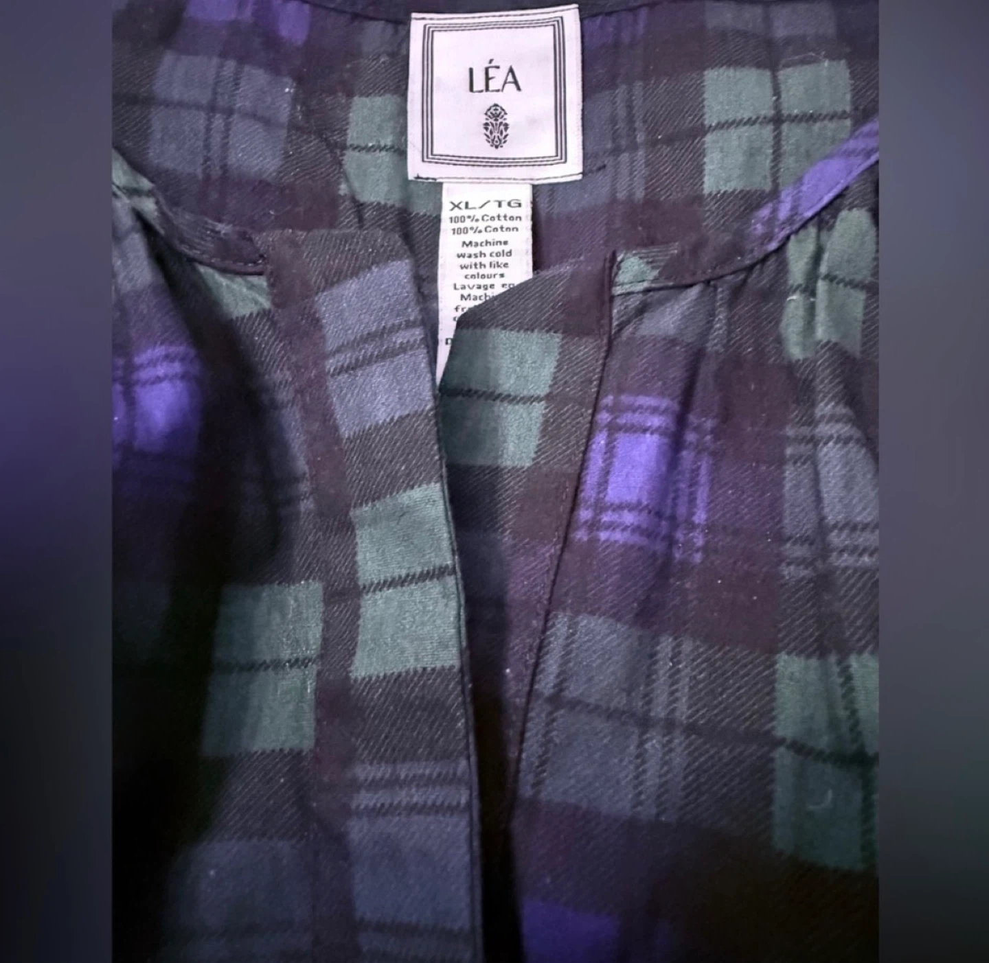 LÉA Plaid Tiered Midi Dress XL - photo 4