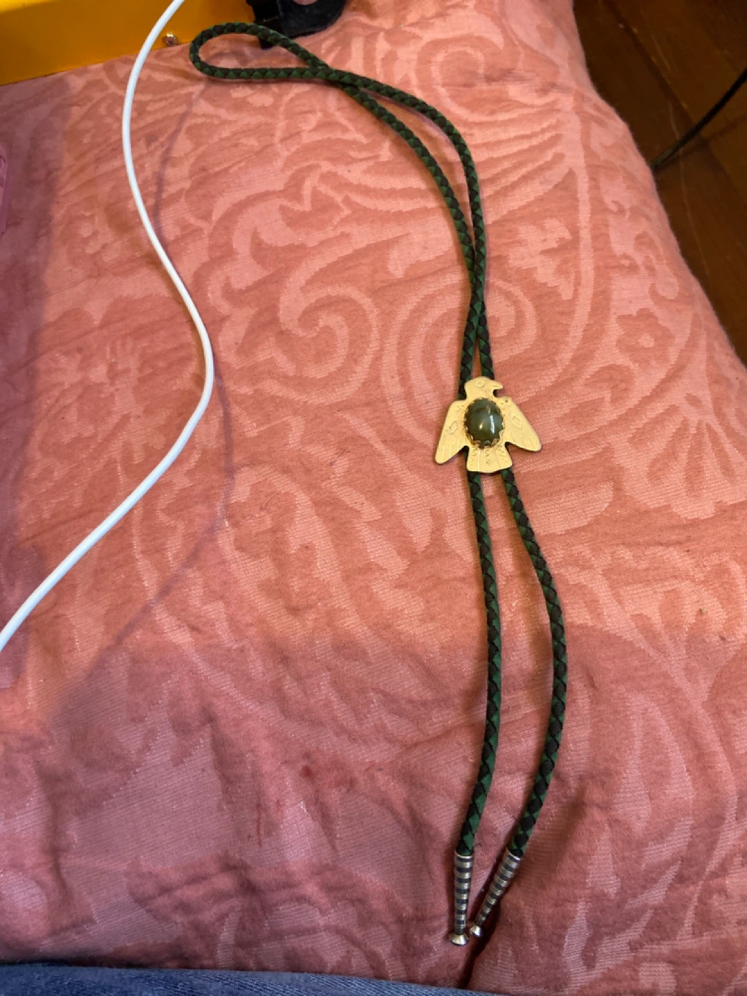 Bolo Tie with Thunderbird Pendant asking 35 obo