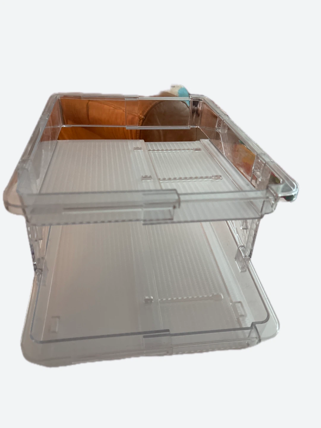 Clear Plastic Extendable Fridge Can Organizer - photo 2