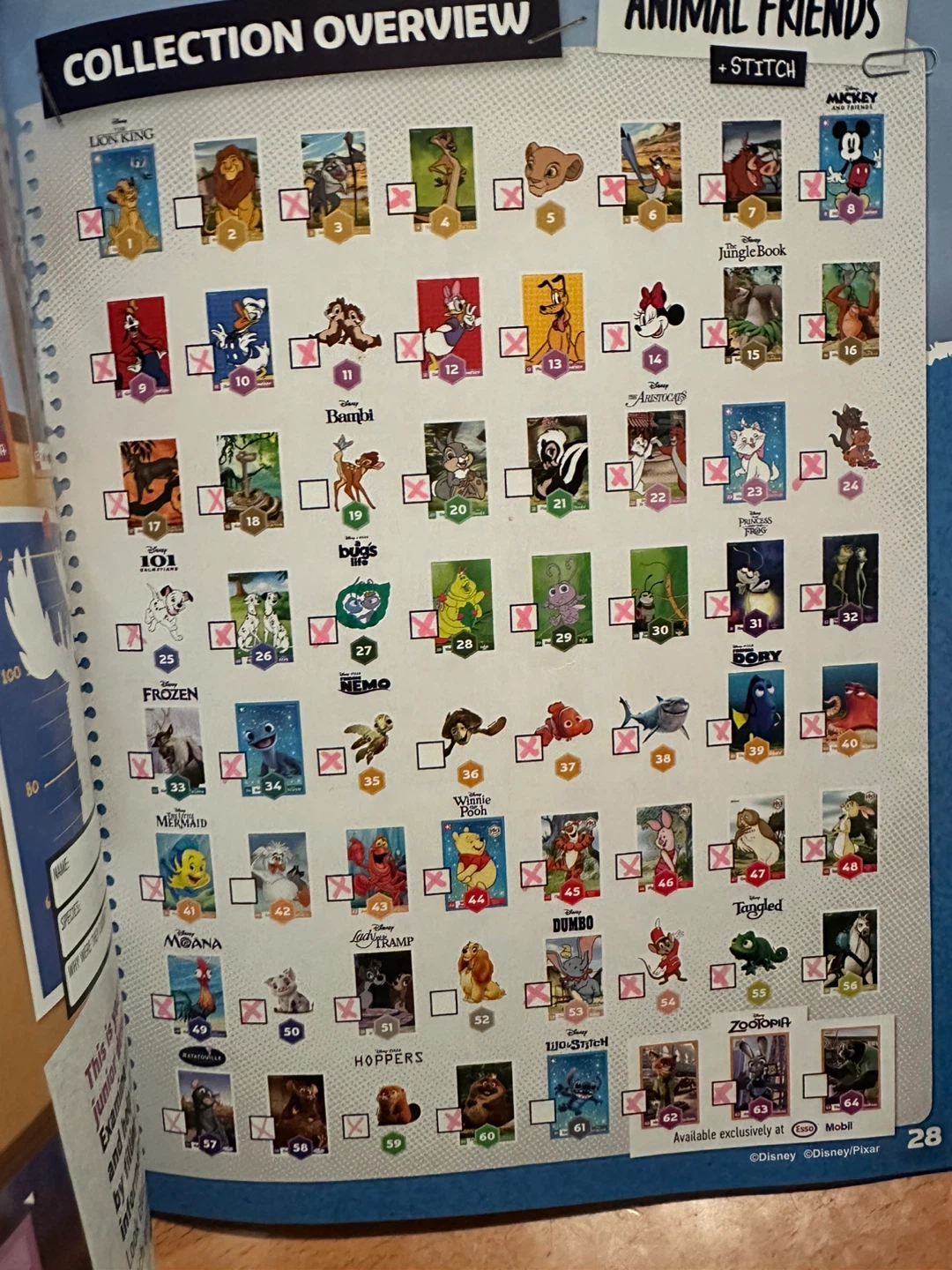 Disney "Animal Friends" Sticker Collection Page - photo 2