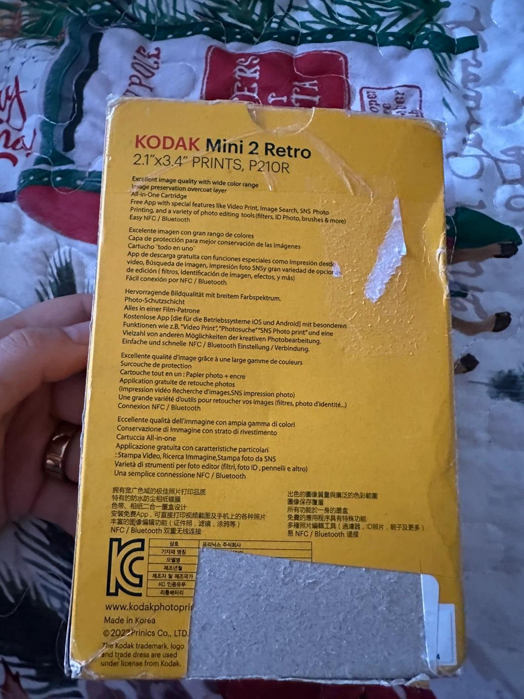 KODAK Mini 2 Retro Printer - Yellow - photo 2