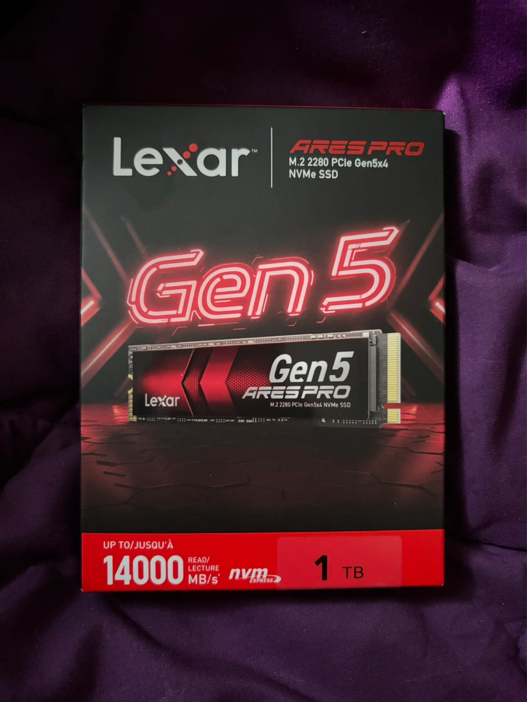 Lexar ARES PRO Gen 5 NVMe SSD M.2 2280 1TB