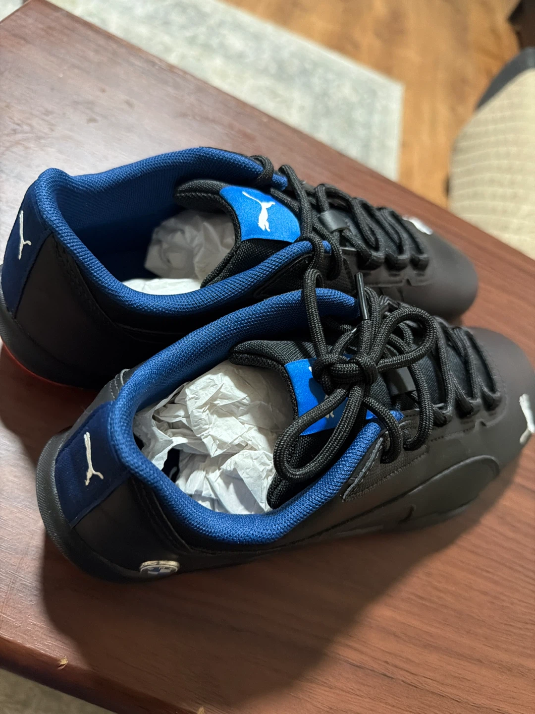 Puma BMW M Motorsport R-Cat Shoes - Black/Blue - Size 8 - photo 4