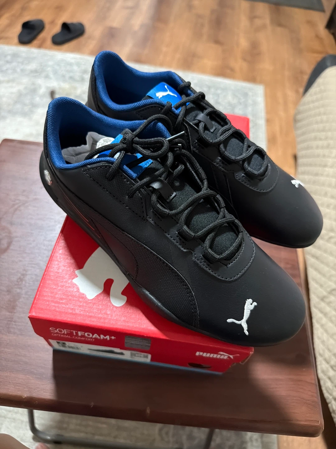 Puma BMW M Motorsport R-Cat Shoes - Black/Blue - Size 8