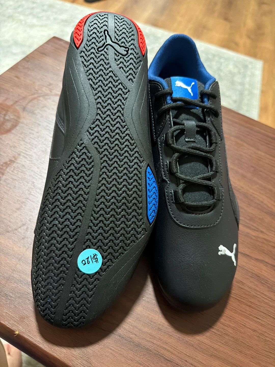 Puma BMW M Motorsport R-Cat Shoes - Black/Blue - Size 8 - photo 3