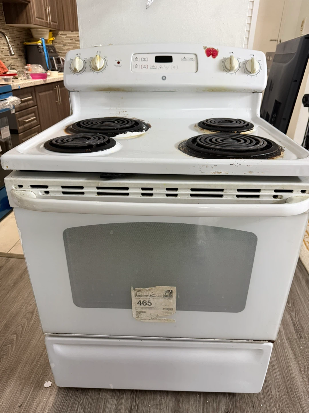 GE Electric Coil Top Stove - photo 2