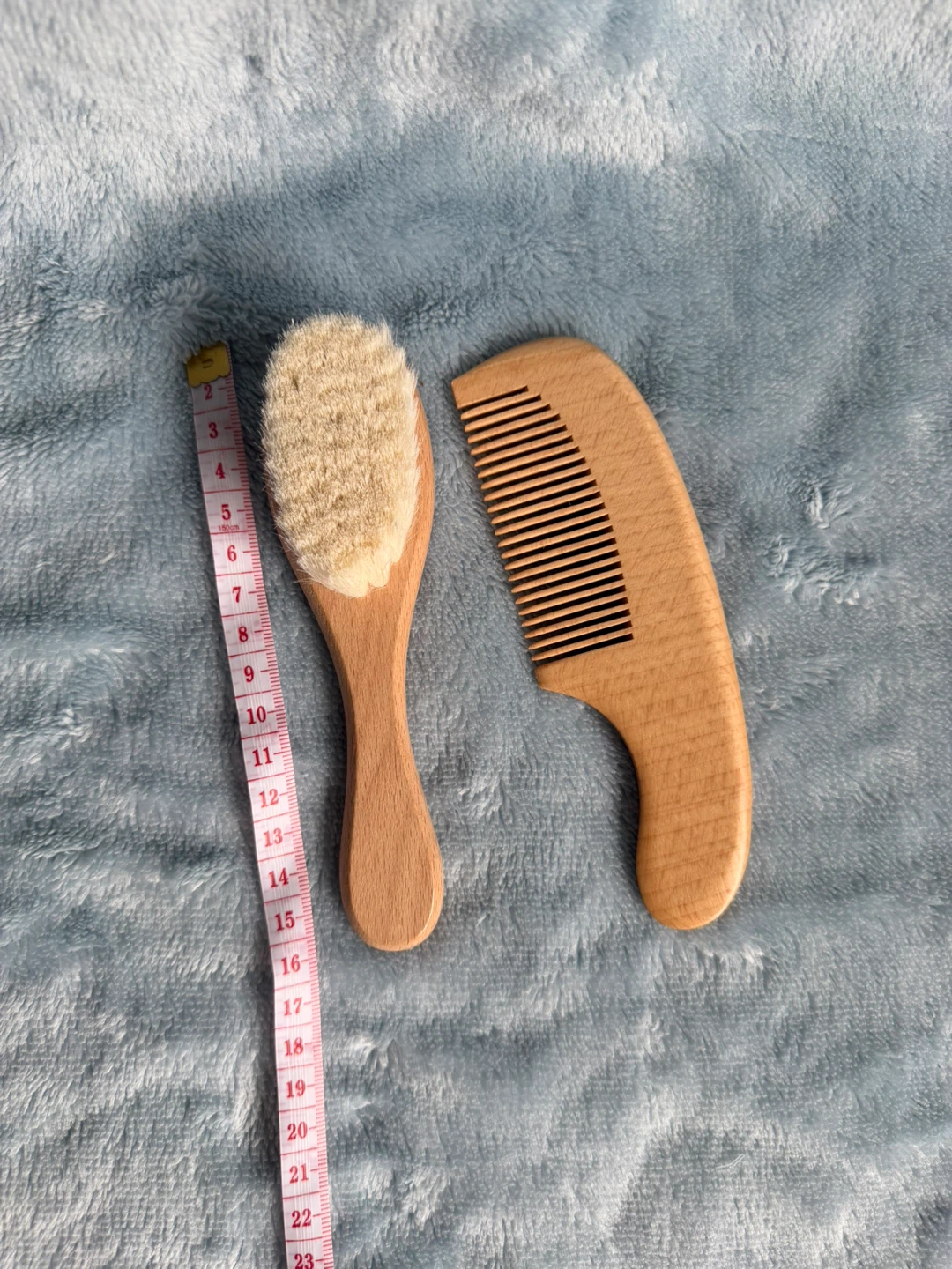 Baby Grooming Set: Wooden Brush & Comb - photo 4