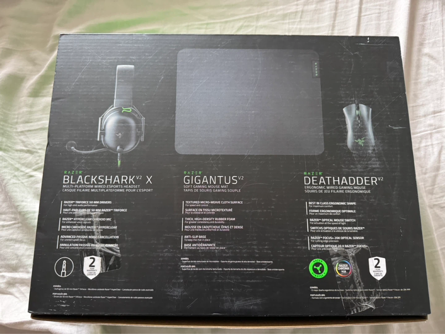 Razer Battle Bundle: Blackshark v2, Deathadder v2, Gigantus v2 - photo 2