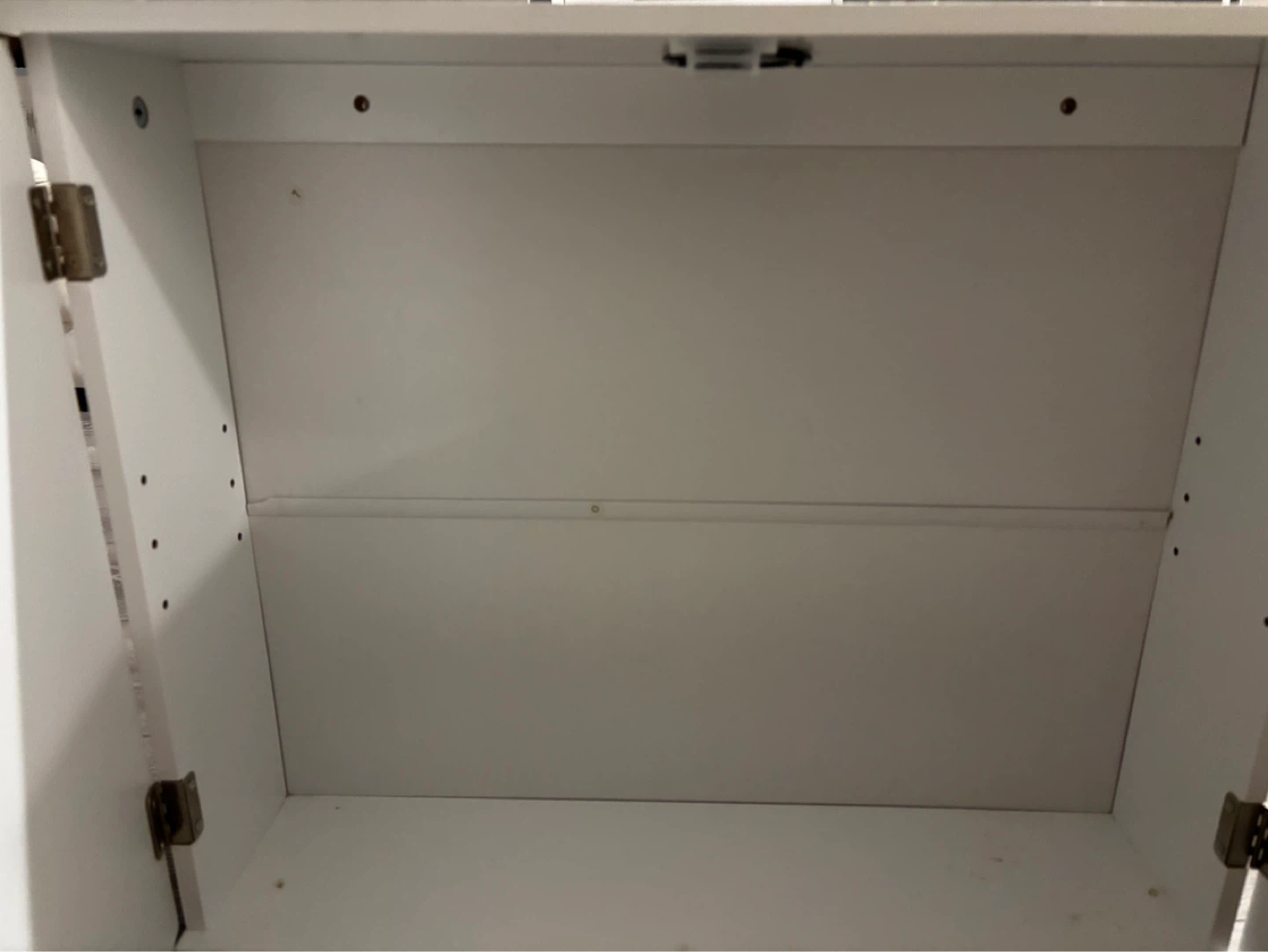 White Two-Door Cabinet - photo 2