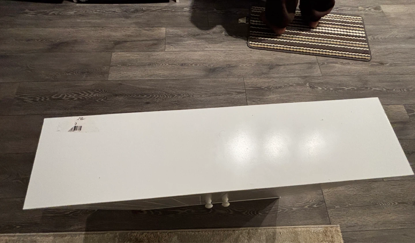 White Two-Door Cabinet - photo 4