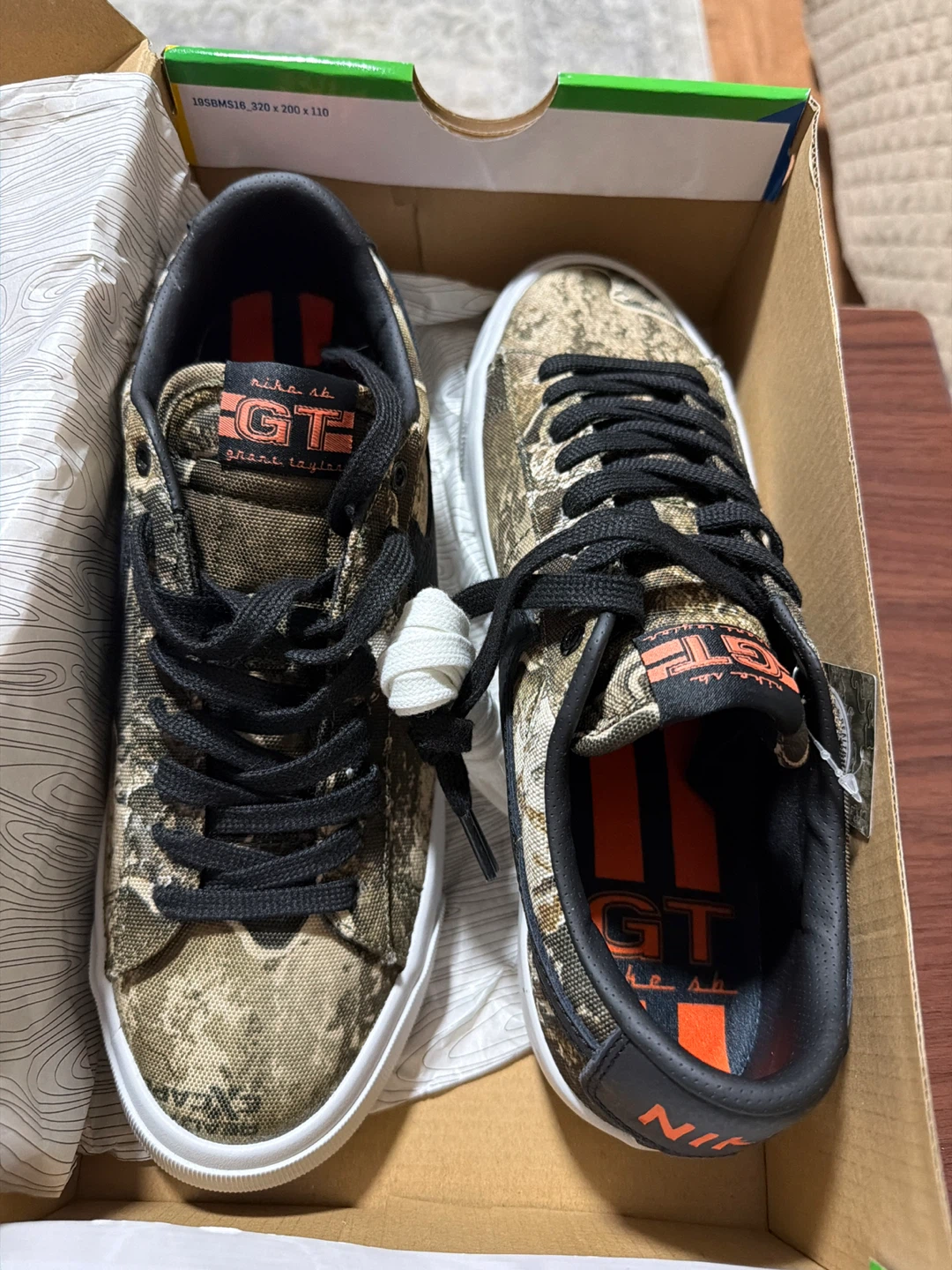 Nike SB Blazer Low GT "Camo" Skate Shoes Size 10.5
